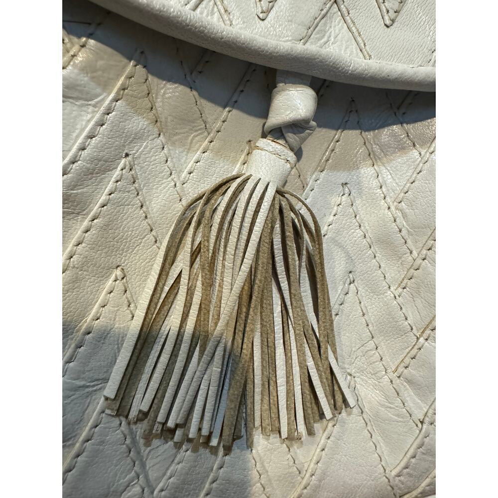 MIKa made in Italy, Dutch white leather bag. - Picture 7 of 10